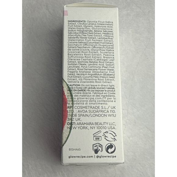 Glow Recipe Watermelon Glow PHA+BHA Pore-Tight Toner 40ml/1.35 fl OZ mini size - Picture 3 of 4